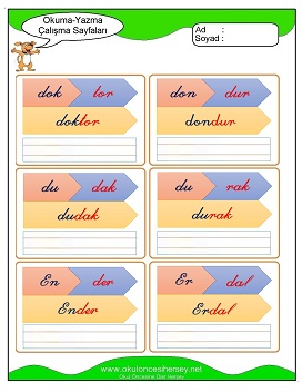 d sesi Grubu Çalışma Sayfaları